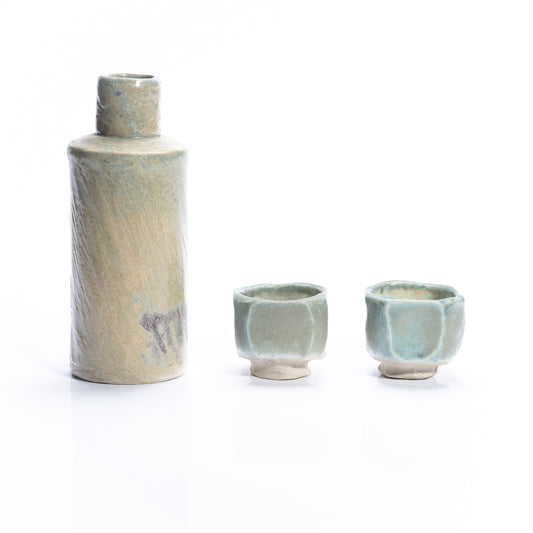 Sea Foam Green Sake Set